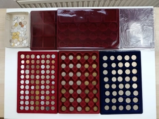 Sbírka mincí Československo + plata na mince konvolut Kčs