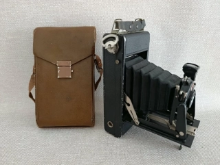 Starožitný fotoaparát AGFA Billy Record s pouzdrem – pěkný sběratelský kus č.82