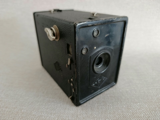 Historický boxový fotoaparát Agfa